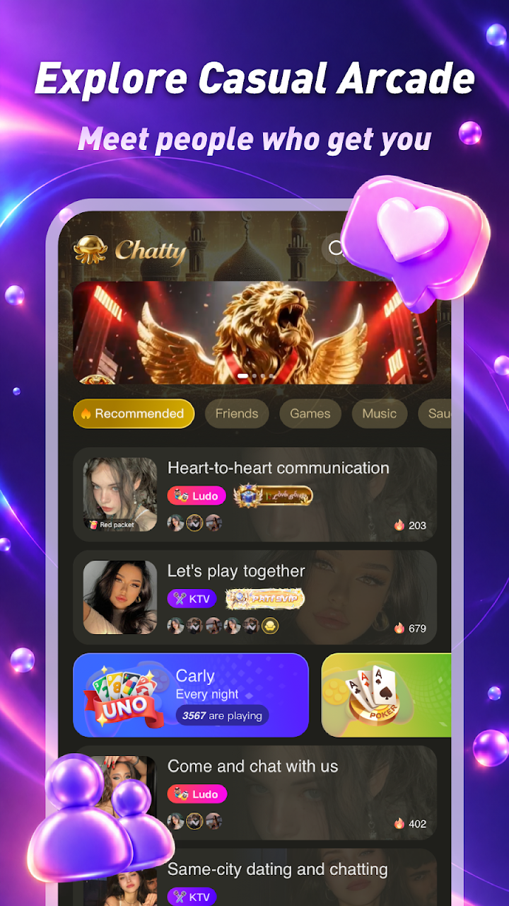 Chatty-voice party&game screenshot