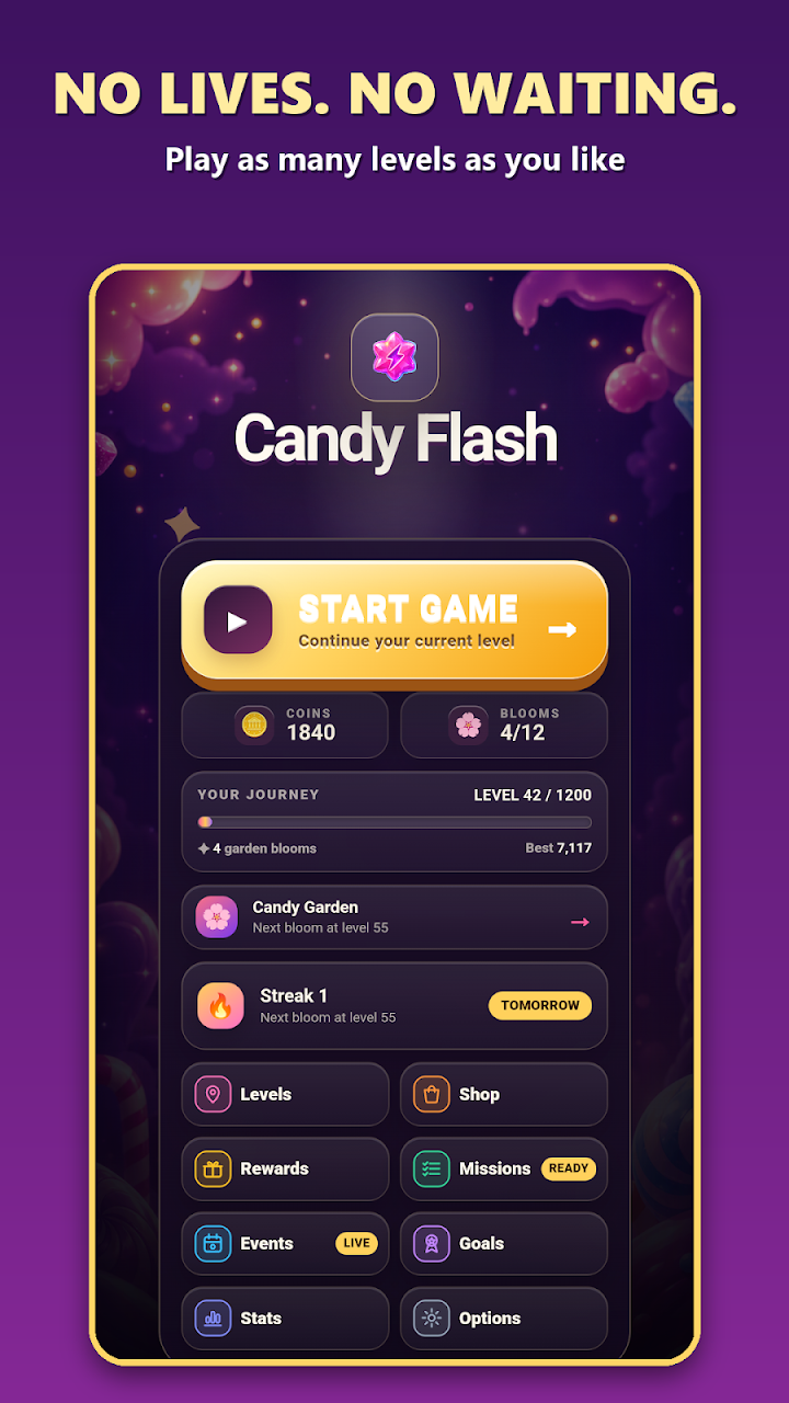 Candy Flash: Match 3 Puzzle screenshot