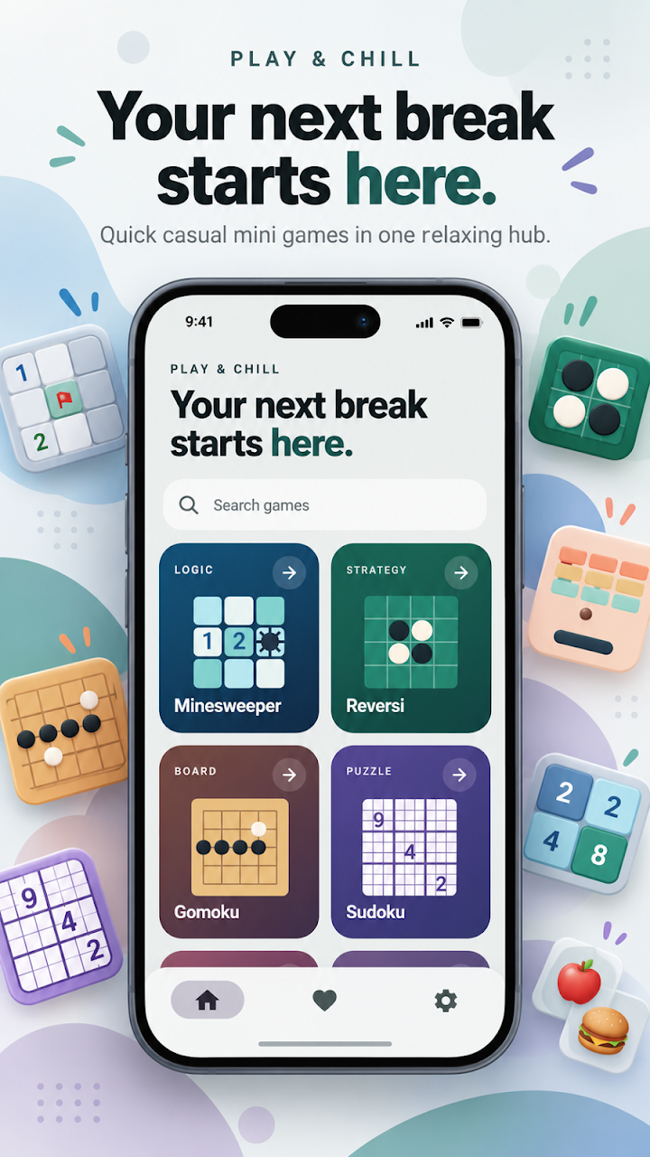 Play & Chill - Mini Games screenshot