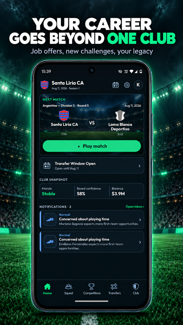 Super Manager FC: Football screenshot