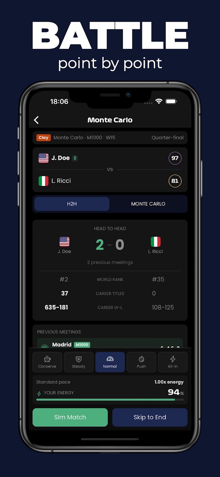 Tennis Superstar Career 2026 screenshot